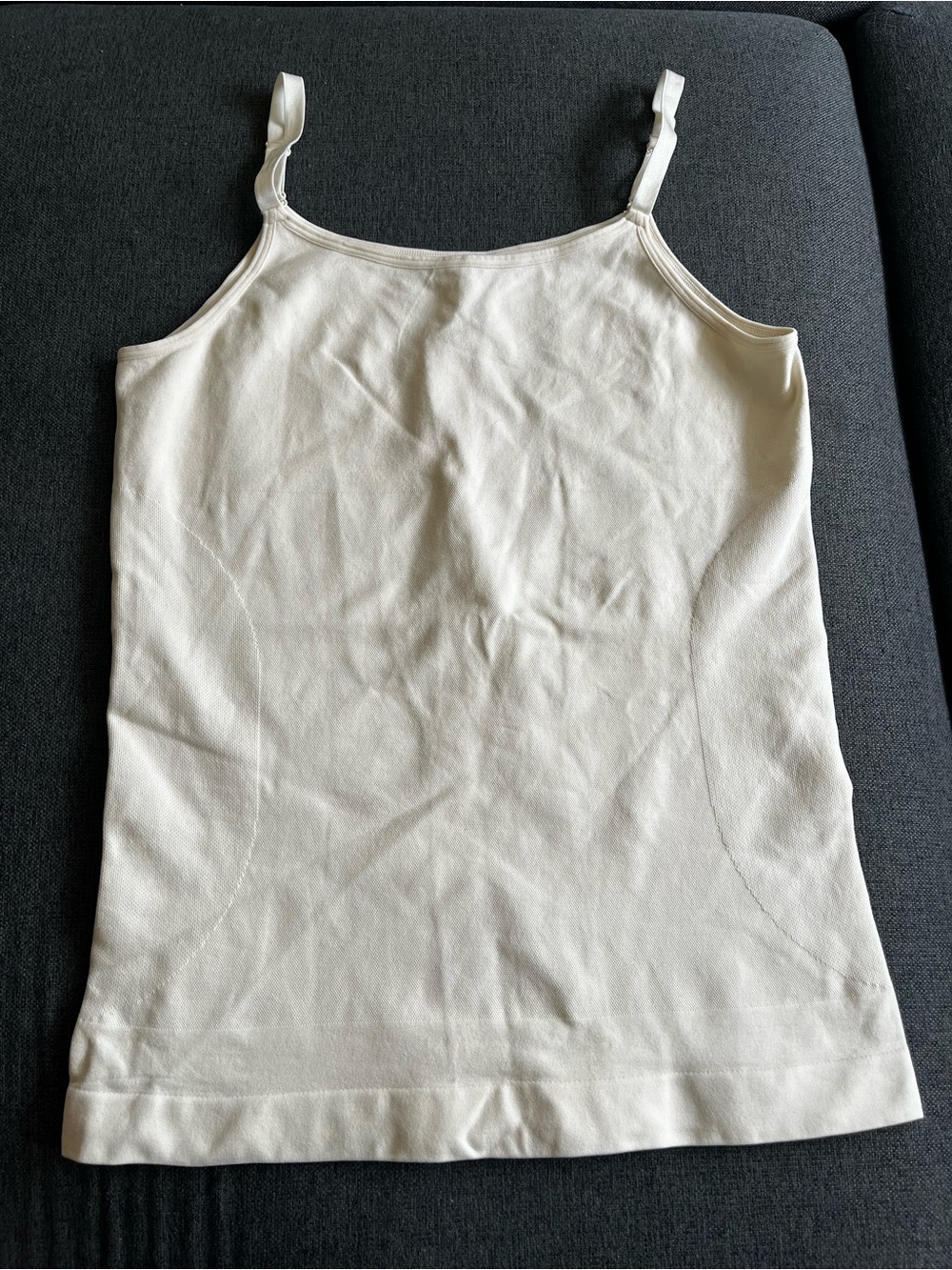 NWOT Shapermint Essentials 2XL Cream Shapewear Cami Tummy Control Adjustable